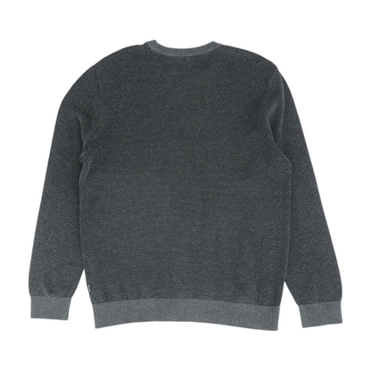 Black Solid Sweatshirt Pullover