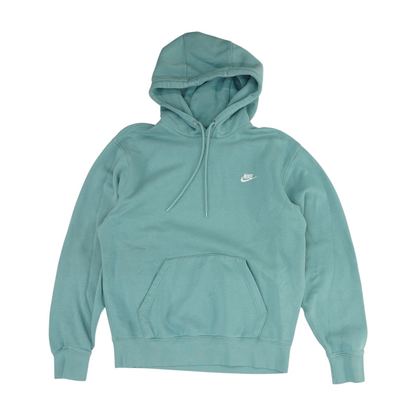 Green Solid Hoodie Pullover