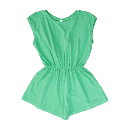 Green Short Sleeve One-Piece