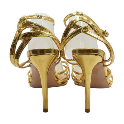 Gold Stiletto Heels