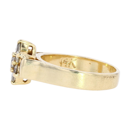 5/8 ctw 14K Yellow Gold Diamond Fashion Ring
