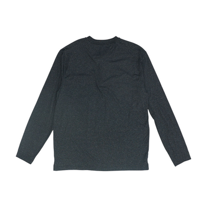 Black Solid Henley T-Shirt
