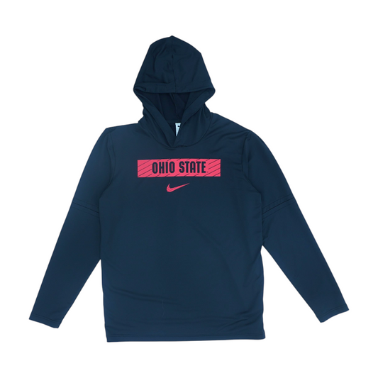 Black Solid Hoodie Pullover