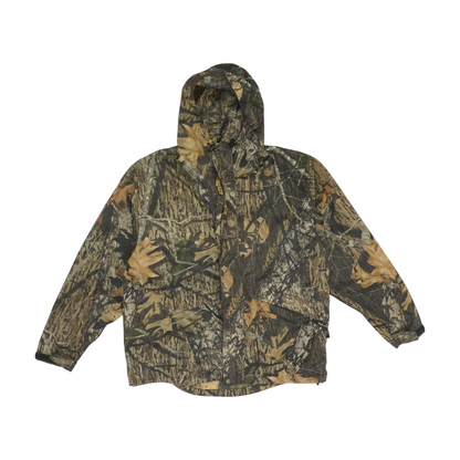 Men's Brown Camo Hunting Jacket