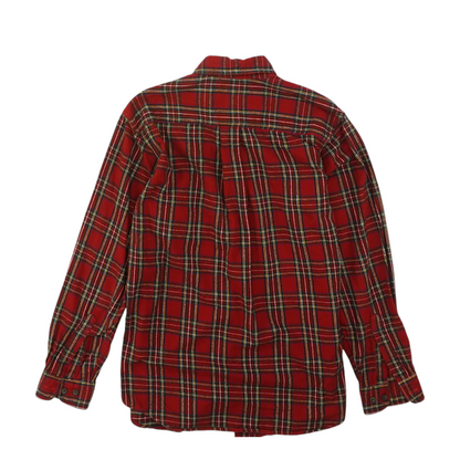 Red Plaid Flannel Button Down