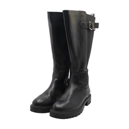 Black Knee-High Boots
