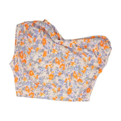 Multi Floral Sleeveless Blouse
