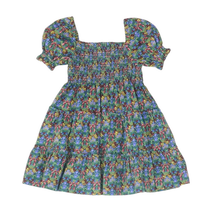 Navy Floral Dress