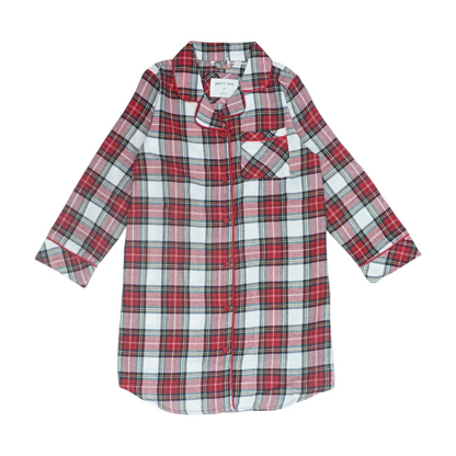 Red Plaid Gown