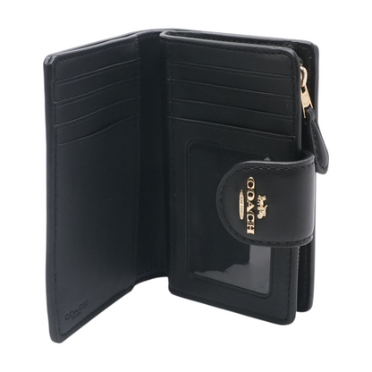 Medium Corner Zip Wallet in Signature Canvas