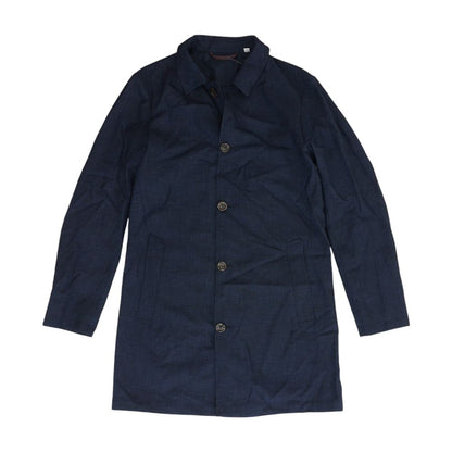 Navy Wool Blend Jacket