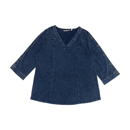 Blue Plus Blouse
