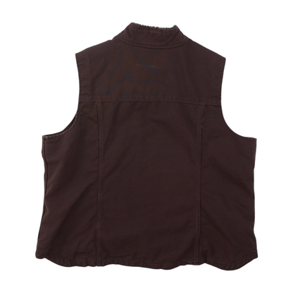 Burgundy Solid Vest