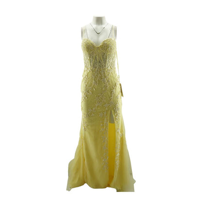 Yellow Formal Maxi Dress
