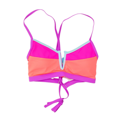Multi Color Block Swim Top