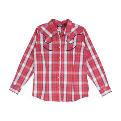 Red Plaid Button Down