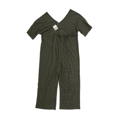Green Solid Jumpsuit