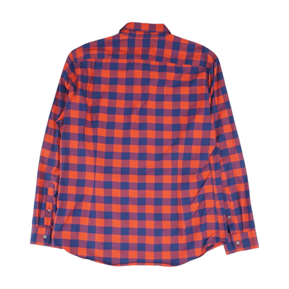 Red Check Long Sleeve Button Down