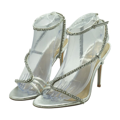 Silver Stiletto Heels