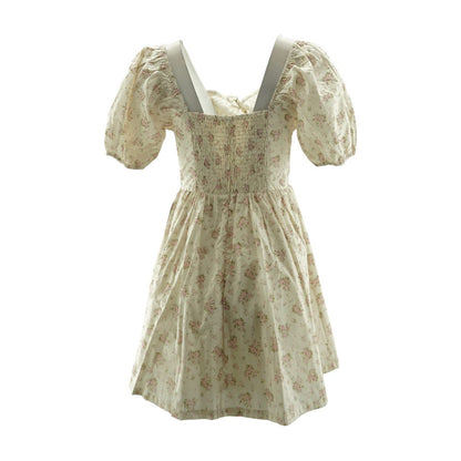 Ivory Floral Mini Dress