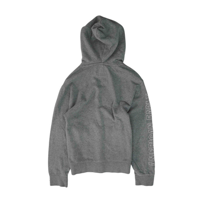Gray Solid Hoodie Pullover