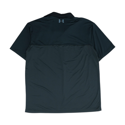 Black Solid Short Sleeve Polo