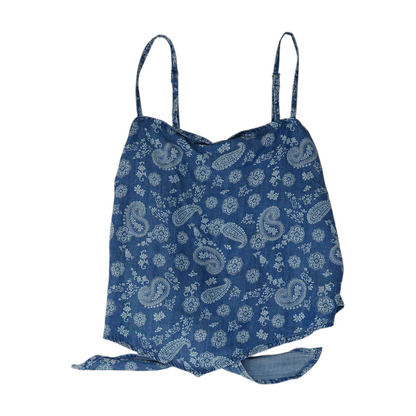 Blue Paisley Blouse