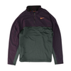 Gray Color Block 1/4 Zip Pullover