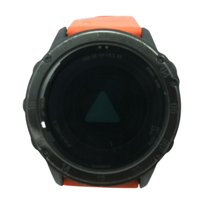 50mm Tactix Delta Sapphire Edition Black Smartwatch Orange Band M/L