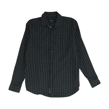 Charcoal Check Long Sleeve Button Down