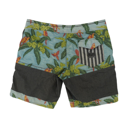 Blue Tropical Swim Bottom