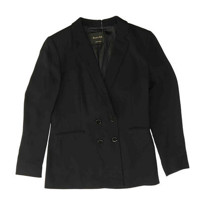 Black Solid Blazer