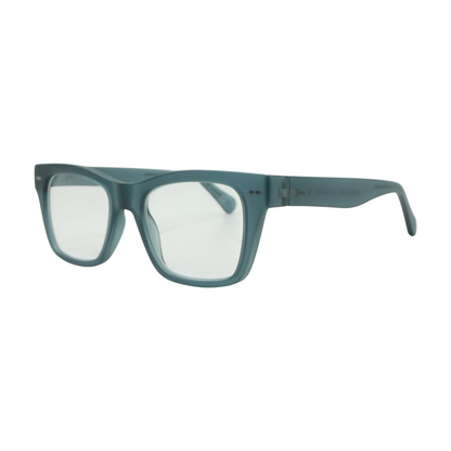 Blue Cosmo Square Reading Glasses