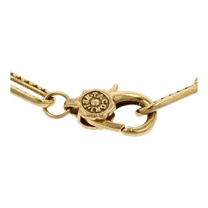 18K Yellow Gold Chain Bracelet