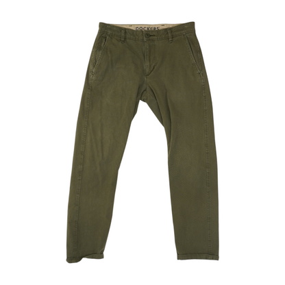 Green Slim Pants