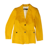 Mustard Solid Blazer