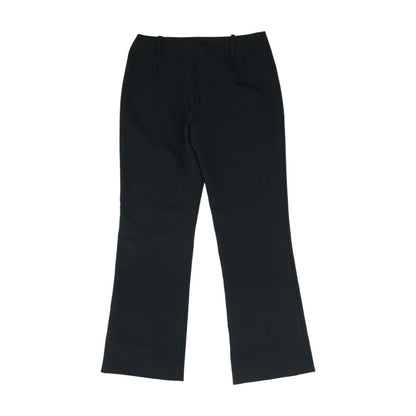 Black Solid Dress Pants