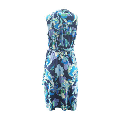 Blue Paisley Mini Dress