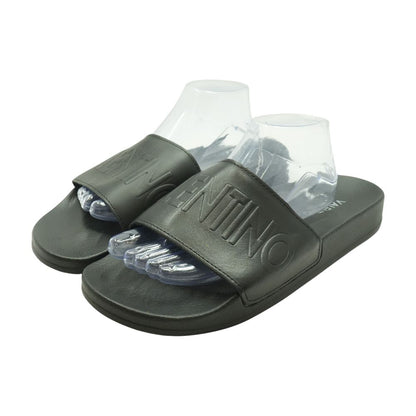 Black Casual Slide Sandals