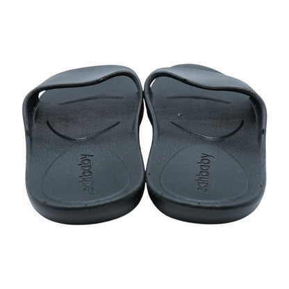 Slide Black Slip On Athletic Shoes