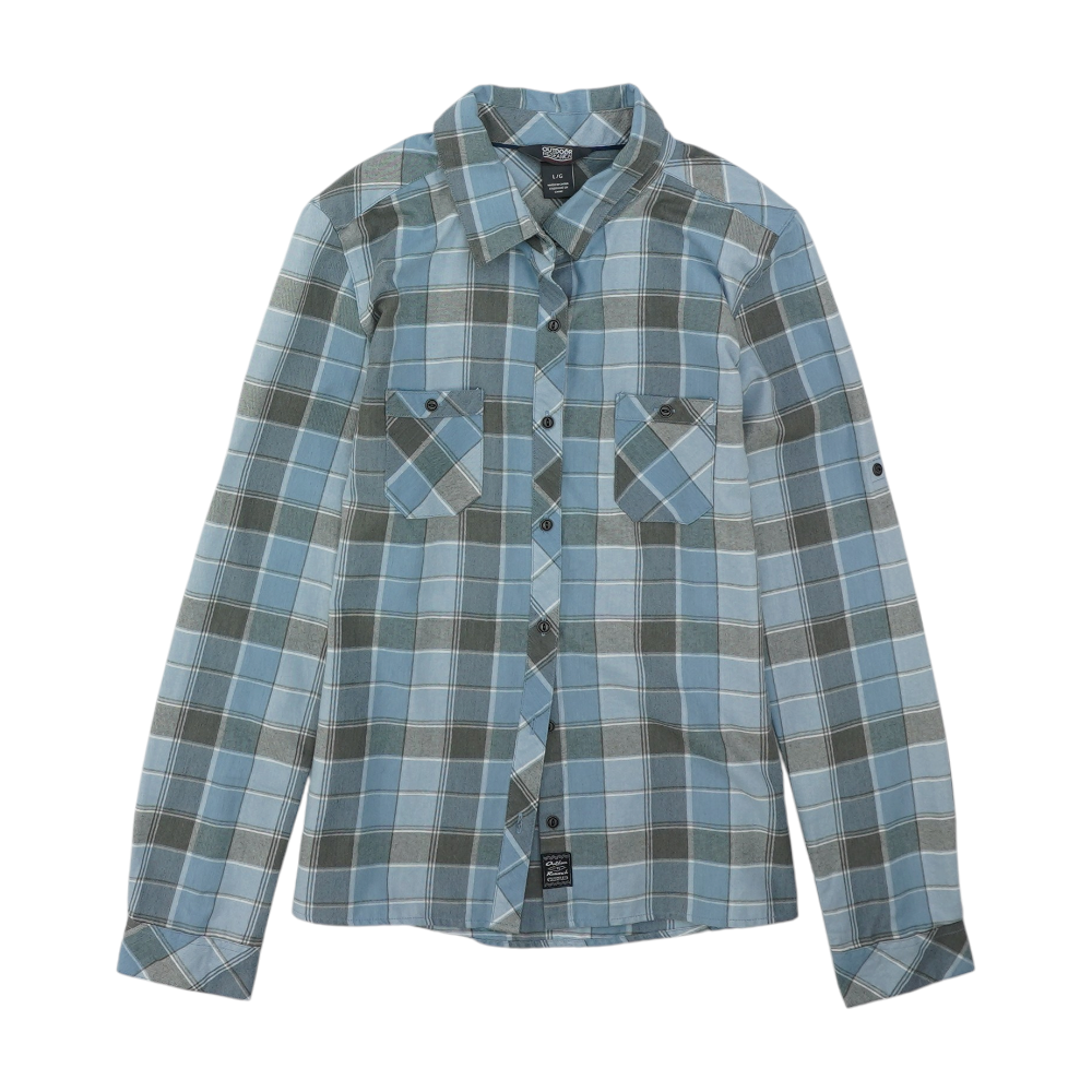 Blue Plaid Button Down