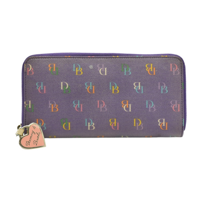 Vintage Purple Continental Wallet