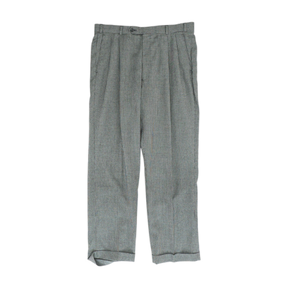 Gray Houndstooth Regular Pants
