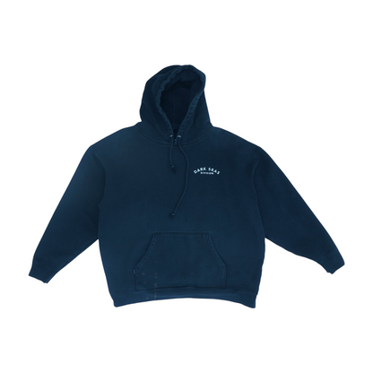 Black Solid Hoodie Pullover