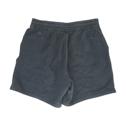 Black Solid Active Shorts