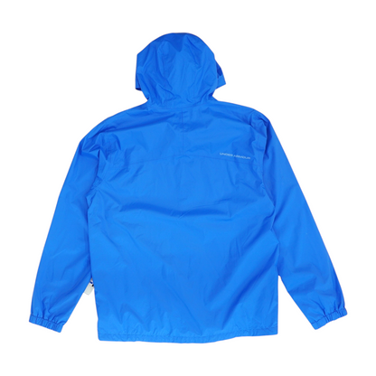 Blue Solid Rain Jacket