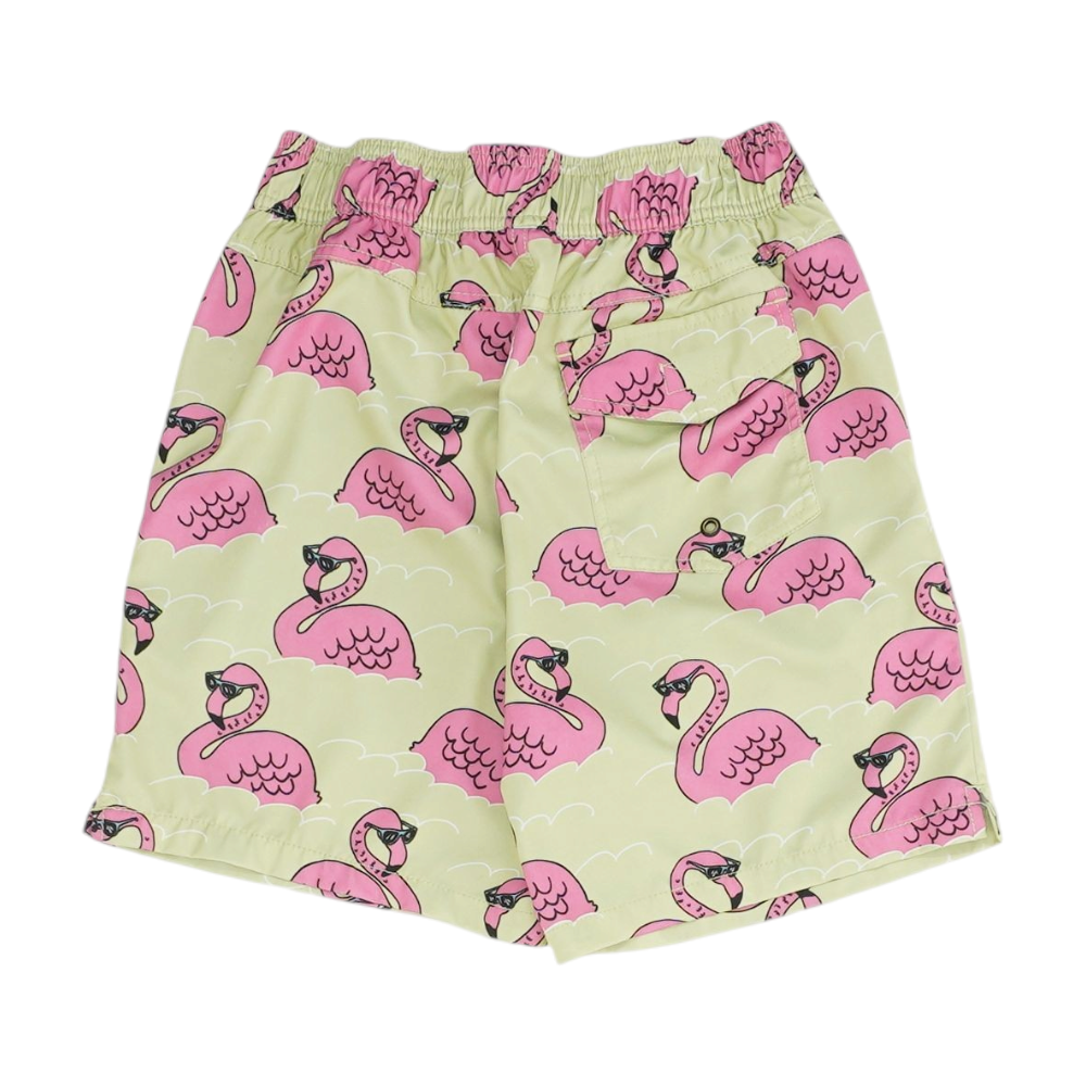 Green Print Swim Bottom