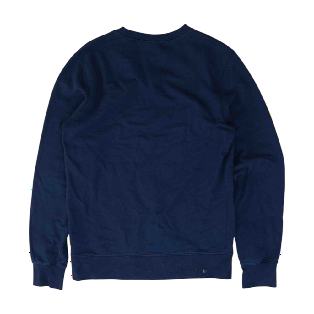 Navy Solid Sweatshirt Pullover