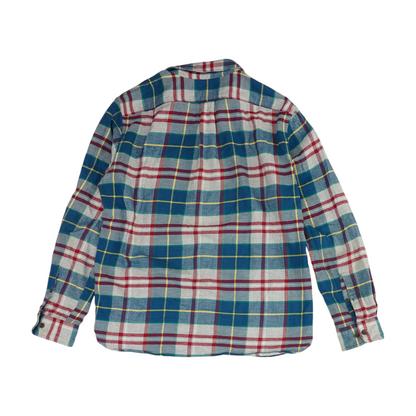 Blue Plaid Flannel Button Down
