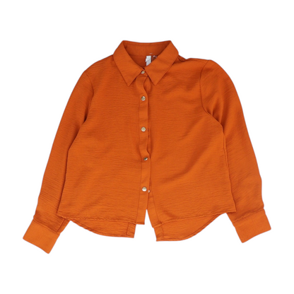 Orange Button Down